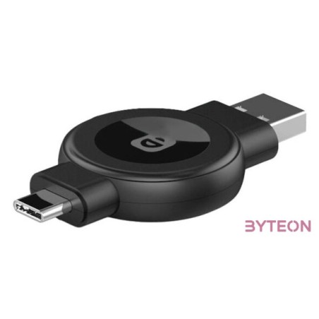Wireless charger In-line Choetech T606-F for smartwatch (black)