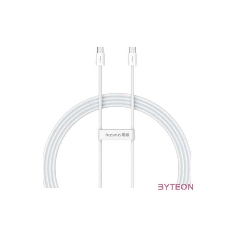 Kabel szybkiego adowania USB-C do USB-C Baseus Superior 2 100W 2m (biay)