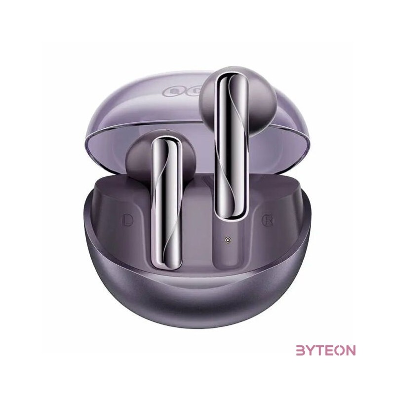 TWS QCY AilyBuds Clear T32 Headphones (purple)