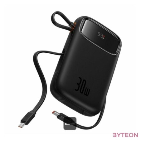 Powerbank Baseus QPow 2 10000mAh 30W 2xUSB-C (black)