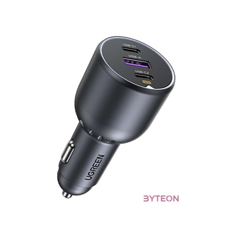 Ugreen EC705 2x USB-C  USB car charger, 130W (black)