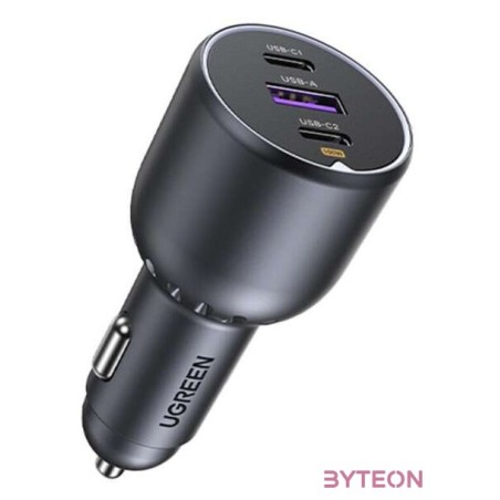 Ugreen EC705 2x USB-C  USB car charger, 130W (black)
