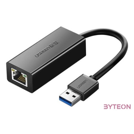 USB 3.0 to RJ45 Network Adapter Ugreen CR111, Gigabit Ethernet (Black)
