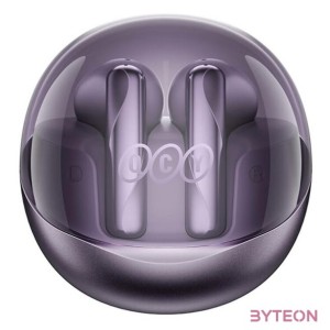 TWS QCY AilyBuds Clear T32 Headphones (purple)