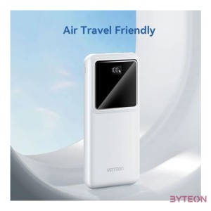 Powerbank, Vention,  FHKB0, 10000mAh, Micro-USB, USB-C, 2xUSB-A, 22.5W (black)