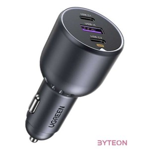 Ugreen EC705 2x USB-C  USB car charger, 130W (black)