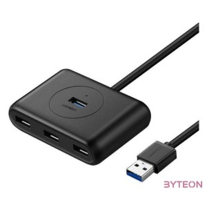 Hub Ugreen CR113 USB to 4x USB 3.0 5Gbps, 1m (black)