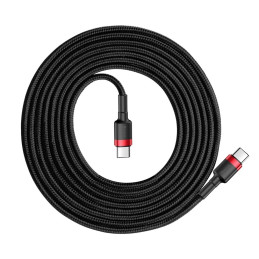 Baseus  Cafule USB Type-C - USB Type-C QC3.0 cable 1m Black/Red