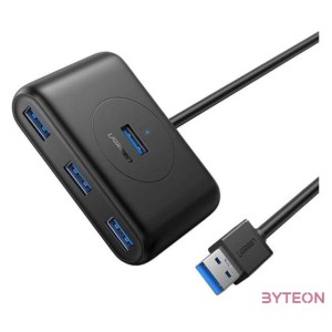Hub Ugreen CR113 USB to 4x USB 3.0 5Gbps, 1m (black)