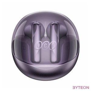 TWS QCY AilyBuds Clear T32 Headphones (purple)