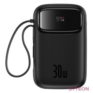 Powerbank Baseus QPow 2 10000mAh 30W 2xUSB-C (black)
