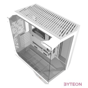 Darkflash DY470 számítógépház ventilátorok nélkül (fehér)