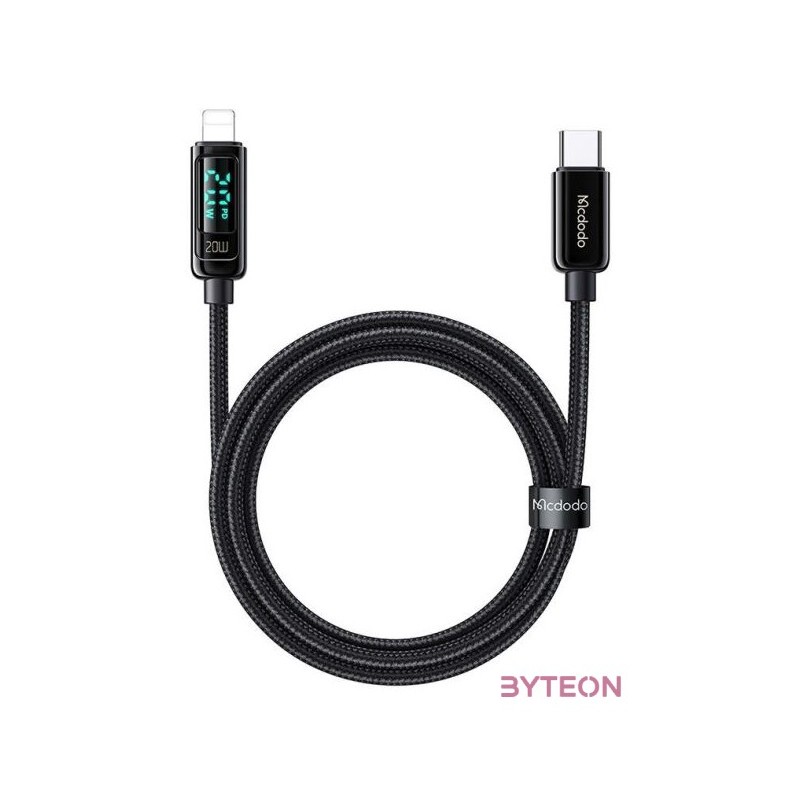 Mcdodo CA-8810 USB-C to Lightning cable, 36W, 1.2m (black)