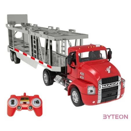 Remote-controlled truck 126 Double Eagle (red) (Car Transporter) E583-003