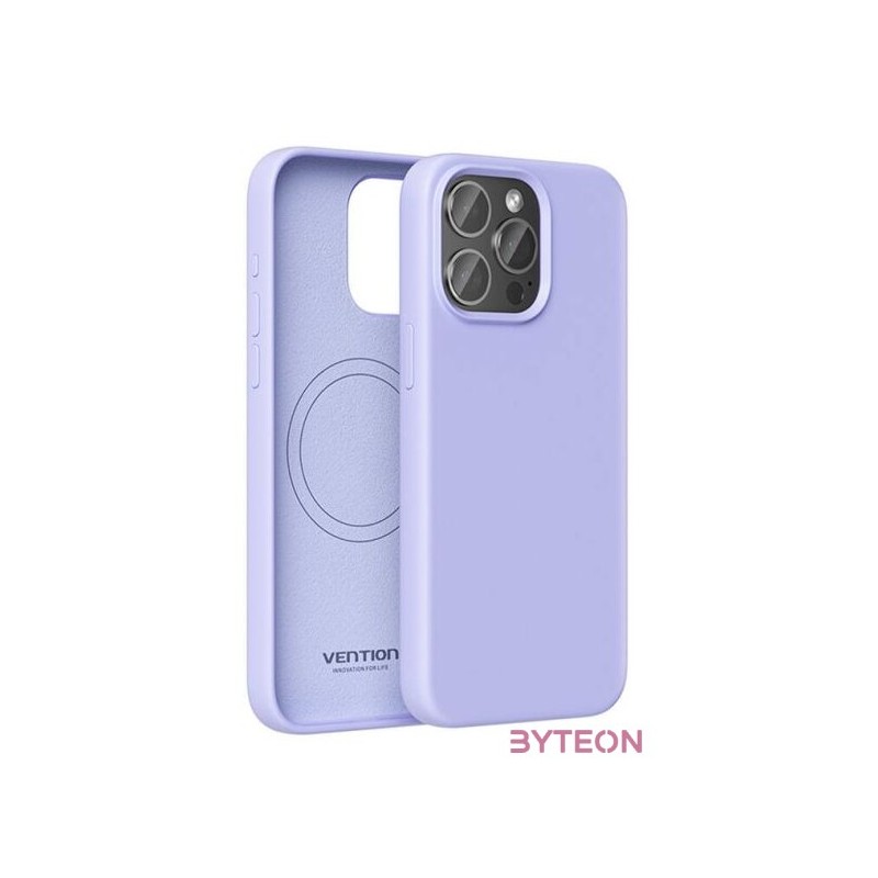 Vention KUFV0-40 Silicone Case for iPhone 15 Pro Max (purple)