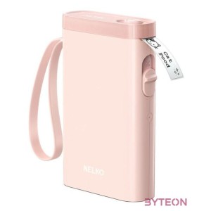 Nelko P21 thermal label printer (pink)