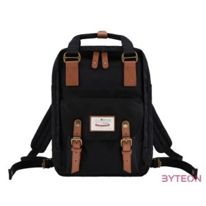 Himawari 188L fekete és barna 14 laptop hátizsák