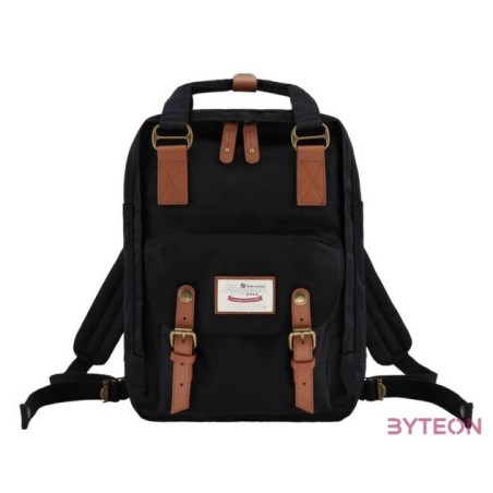 Himawari 188L fekete és barna 14 laptop hátizsák