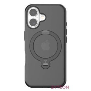 Case Torras Ostand Spin dla iPhone 16 Plus (Czarne)