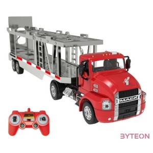 Remote-controlled truck 126 Double Eagle (red) (Car Transporter) E583-003