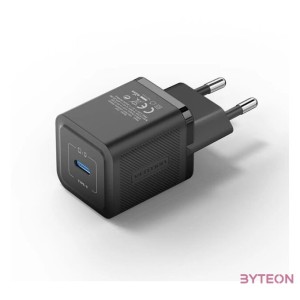 Wall charger, Vention, FEPB0-EU, USB-C, 20W, GaN (black)