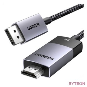 DisplayPort to HDMI cable Ugreen DP115, 8k 60 Hz, 2m (black)