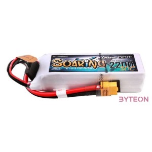 Gens ace G-Tech Soaring 2200mAh 14.8V 30C 4S1P Lipo Battery Pack with XT60 plug
