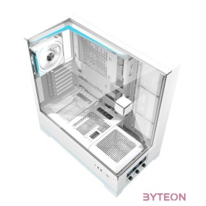 Darkflash DY450 PRO számítógépház ventilátorral (fehér)