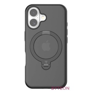 Case Torras Ostand Spin dla iPhone 16 Plus (Czarne)