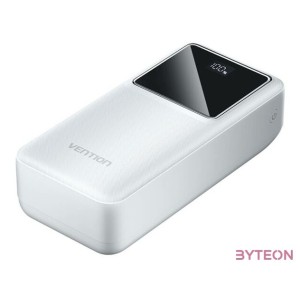 Powerbank Vention FHMW0 30000 mAh, 22.5 W (white)