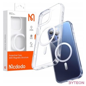 McDodo PC-4922 Magnetic Case for iPhone 16 Pro (transparent)
