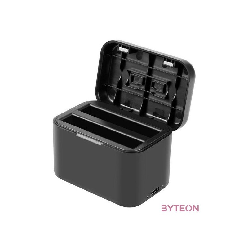 Charging case for batteries and memory cards PULUZ for Insta360 X4 (black)