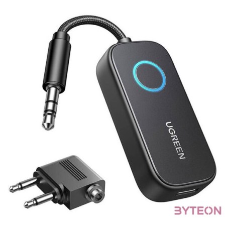 Bluetooth 5.3 Ugreen CM671 receiver,transmitter, mini jack 3.5mm, 300mAh  airplane adapter