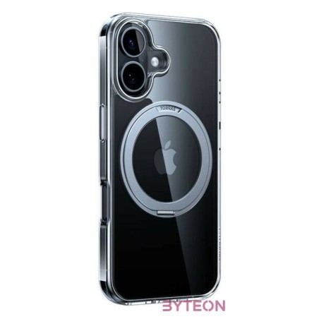 Torras Ostand Pro Case for iPhone 16 Plus (Transparent)
