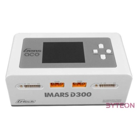 Gens Ace IMARS D300 G-Tech Channel AC,DC 300W,700W RC Battery Charger-EU White