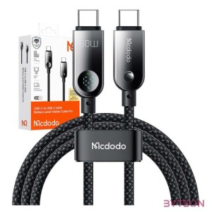 Mcdodo CA-4780 USB-C to USB-C 60W data cable 1.2m (black)