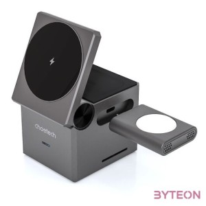 Choetech T632-F 3-in-1 15W inductive charger (black)