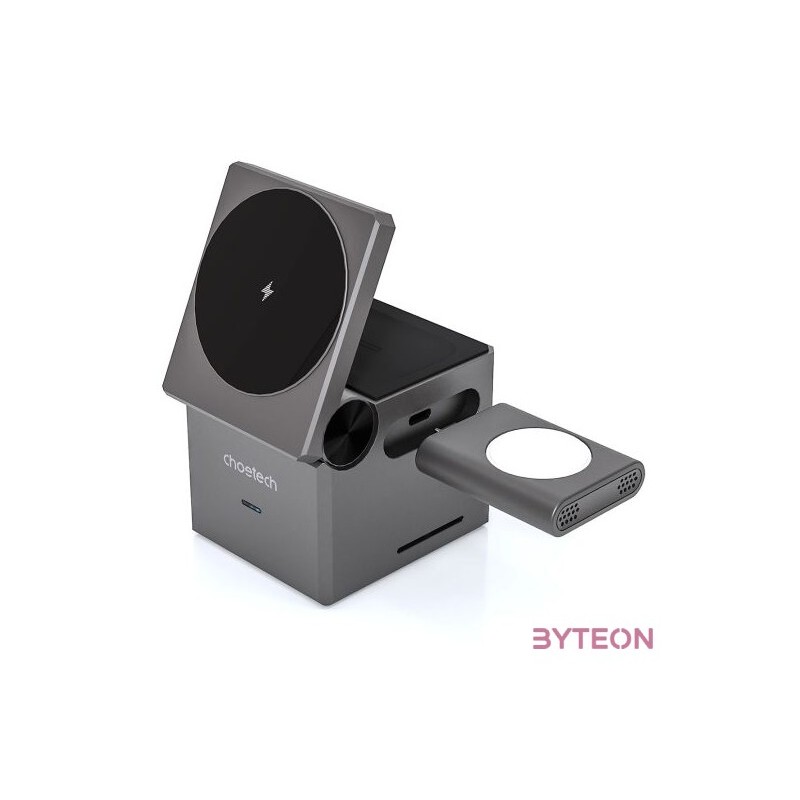 Choetech T632-F 3-in-1 15W inductive charger (black)