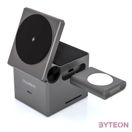 Choetech T632-F 3-in-1 15W inductive charger (black)