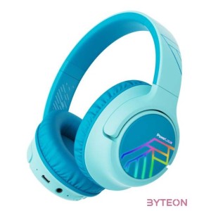 PowerLocus Bobo wireless headphones for kids (blue)