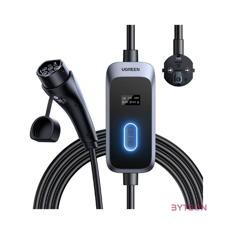 Ugreen EV706 elektromos autós töltő, 16A, 3.5kW, IP67, IP55, 5m