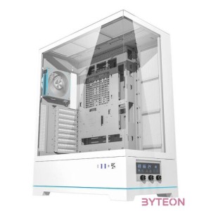 Darkflash DY451L PRO számítógépház ventilátorral (fehér)