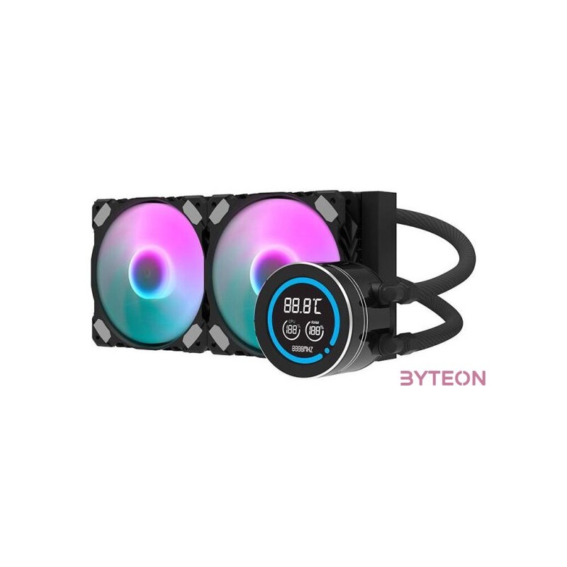 Darkflash számítógépes hűtő DN-D240 FEKETE