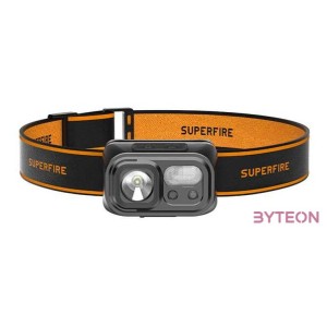 Superfire HL23-S headlamp flashlight, 350lm, USB-C