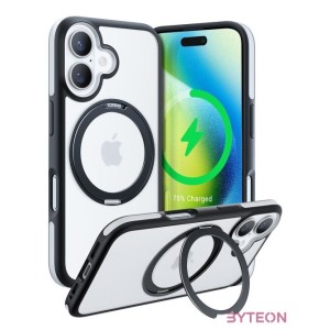 Case Torras Ostand R Fusion dla iPhone 16 Plus (Czarne)