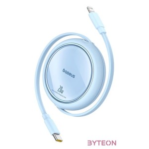 USB Cable Baseus Free2Pull USB-C to iP 20W 1m (blue)