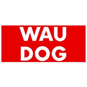 WAUDOG waterproof light accumulating dog leash 25mm wide, 183 cm long blue