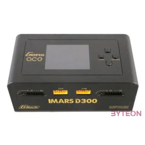 Gens Ace IMARS D300 G-Tech Channel AC,DC 300W,700W RC Battery Charger-EU Black