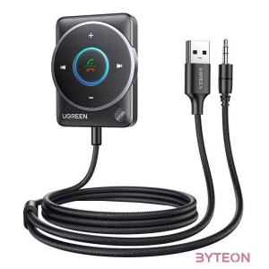 Bluetooth 5.4 adapter Ugreen CM723, USB  3.5mm mini jack, built-in microphone (black)