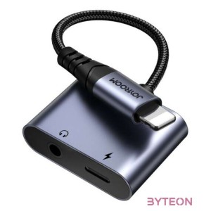 2-in-1 Audio adapter Joyroom SY-L01 Lightning to 3.5mm  Lightning (black)